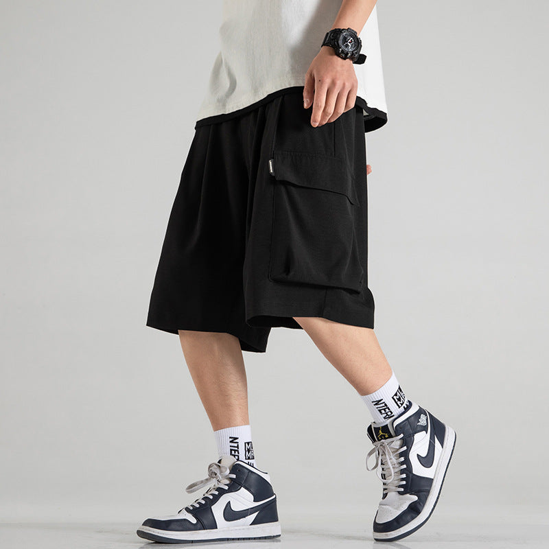 Men's Large Size Loose Casual Five-Point Shorts