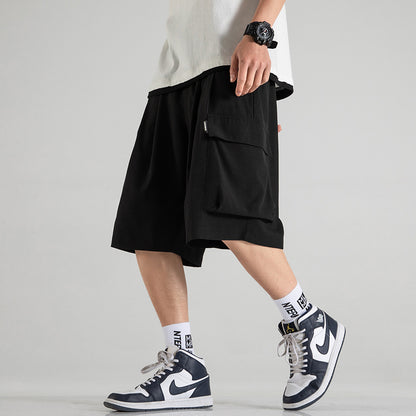 Men's Large Size Loose Casual Five-Point Shorts